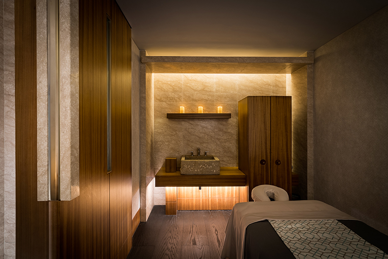 Spa treatment room